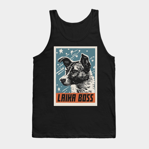 Laika Boss Tank Top by dumbshirts